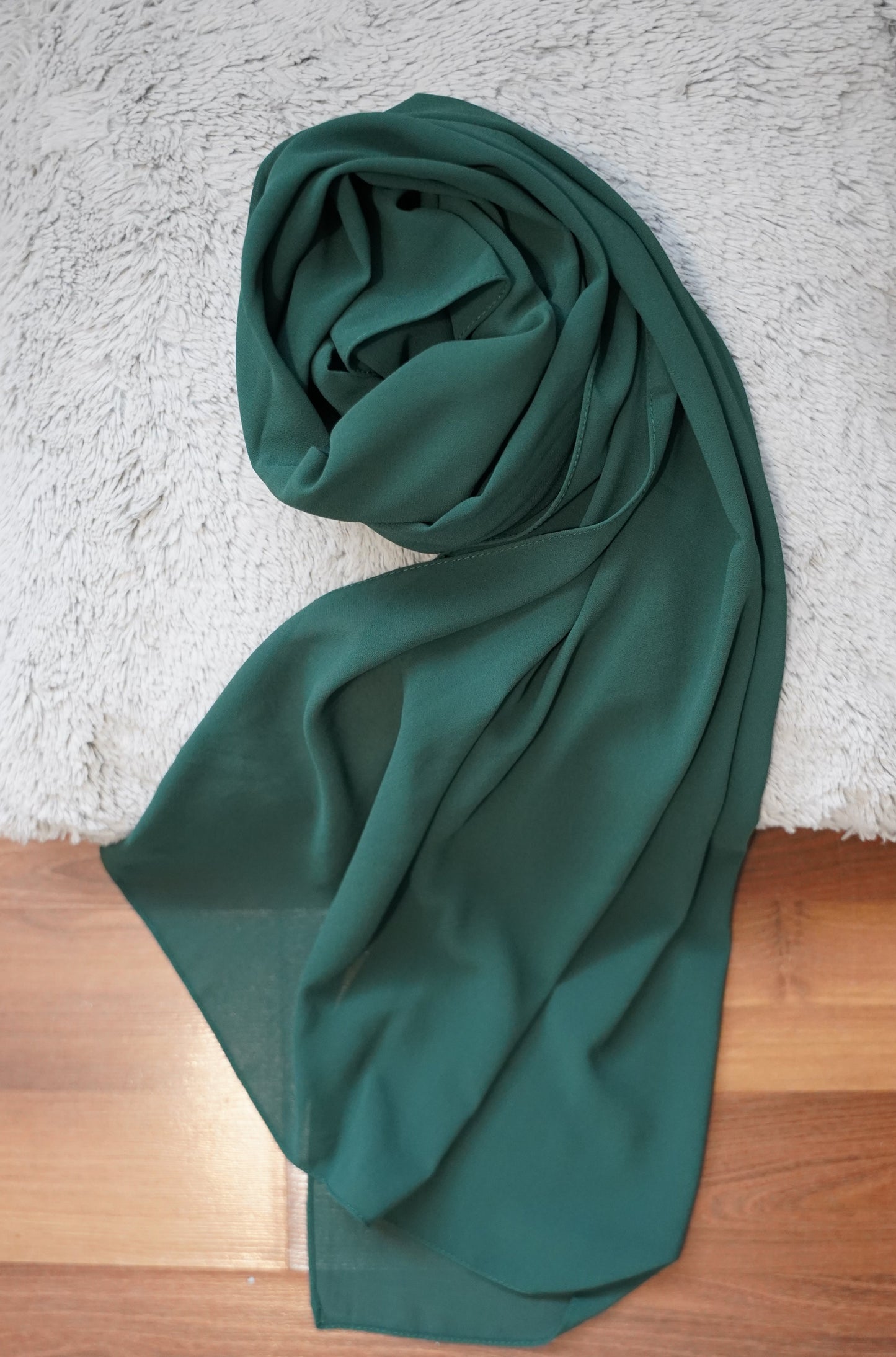 Matching Hijab & Undercap Set-Forest Green