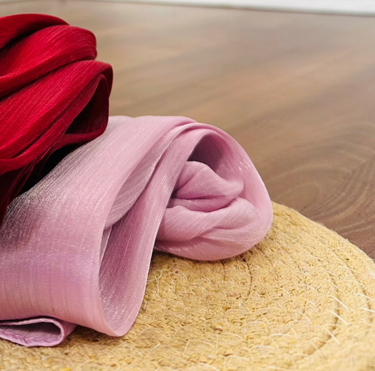 Premium Organza Hijab-Golaab